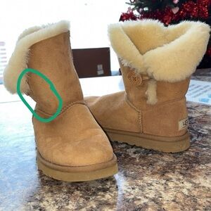 UGG Classic Tan Boots with Shearling